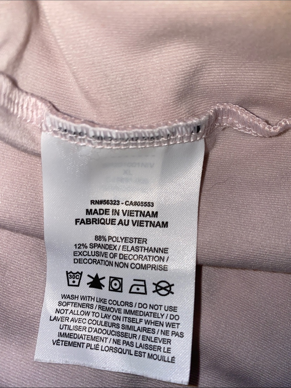 Nike Light Pink Pullover Hoodie Tunic - Picture 5 of 5